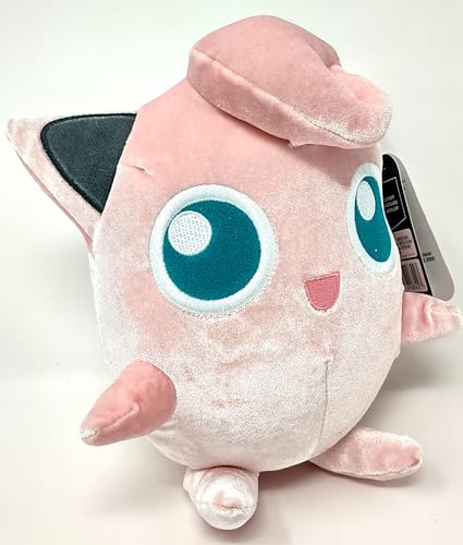 Pokémon Plüsch-Spielzeug, 20,3 cm, offizielles Lizenzprodukt, tolles Geschenk für Kinder (Samt-Jigglypuff) von Pokémon