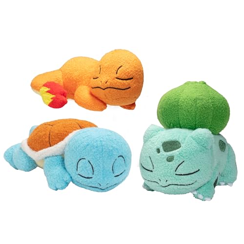 Pokémon Plüschtier Plüschtier, 12,7 cm, Plüschtier, Charmander und Bulbasaur, offizielles Lizenzprodukt, für Ihre Sammlung, 3 Stück Hochwertiges und weiches Sammlerstück – tolles Geschenk für Kinder, von Pokémon