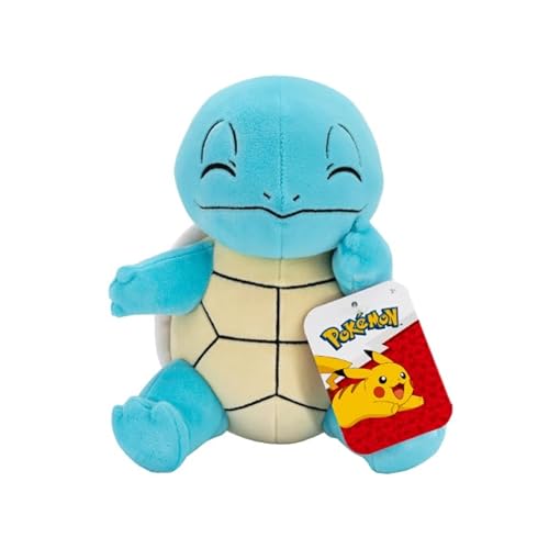 Pokemon Plush Squirtle - 20 cm hoch - blau/braun - Offizielle Pokémon Plüschtiere für Kinder 2+ Jahre Pokemon Plush Squirtle - 20 cm hoch - blau/braun - Offizielle Pokémon Plüschtiere für Kinder 2+ Jahre von Pokémon