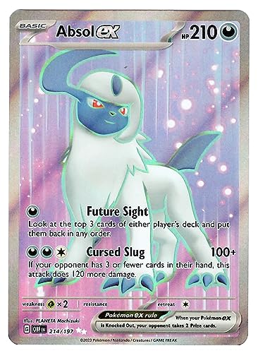 Pokémon Pokemon - Absol ex 214/197 - Obsidian Flammen - Ultra Rare - Vollständige Kunst von Pokemon