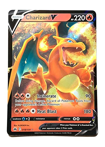 Pokémon Pokemon - Charizard V 018/159 - Crown Zenith - Ultra Rare Card von Pokémon