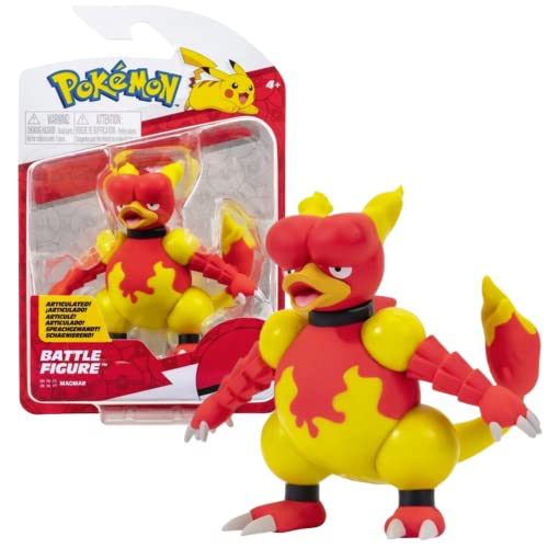 Pokémon Pokemon Figuren Magmar – 8 cm Kampffiguren - Neue 2023 - Offiziell Lizenziert Pokemon Spielzeug Pokémon Pokemon Figuren Magmar – 8 cm Kampffiguren - Neue 2023 - Offiziell Lizenziert Pokemon Spielzeug von Pokémon