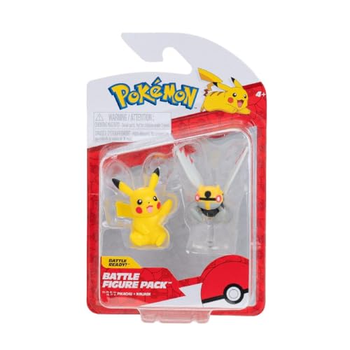 Pokémon PKW3576 - Battle Figure Pack - Ninjask & Pikachu, offizielle detaillierte Figuren, je 5 cm Pokémon PKW3576 - Battle Figure Pack - Ninjask & Pikachu, offizielle detaillierte Figuren, je 5 cm von Pokémon