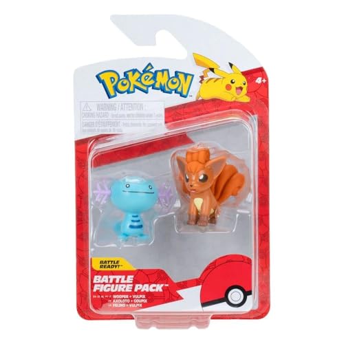 Pokémon PKW3575 - Battle Figure Pack - Felino & Vulpix, offizielle detaillierte Figuren, je 5 cm Pokémon PKW3575 - Battle Figure Pack - Felino & Vulpix, offizielle detaillierte Figuren, je 5 cm von Pokémon