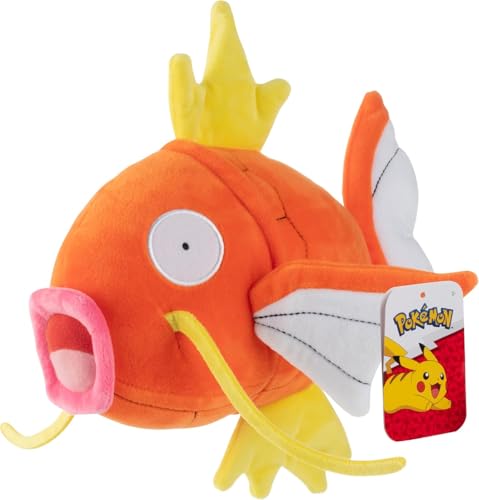 Pokémon Magikarp Plüsch, 20,3 cm, offizielles Lizenzprodukt, Figur der 1. Generation, authentisches weiches Stofftier-Fischspielzeug, Geschenk für Kinder, Jungen, Mädchen, ab 2 Jahren Pokémon Magikarp Plüsch, 20,3 cm, offizielles Lizenzprodukt, Figur der 1. Generation, authentisches weiches Stofftier-Fischspielzeug, Geschenk für Kinder, Jungen, Mädchen, ab 2 Jahren von Pokémon