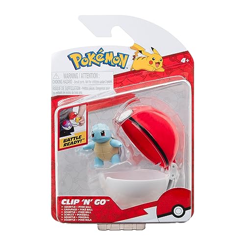 Pokémon Pokemon PKW3143 Clip'n'Go Poké Balls-Schiggy & Pokéball, Schwarz von Pokémon