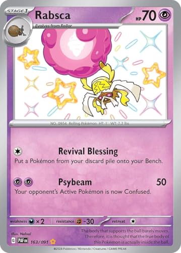 Pokemon - Rabsca 163/091 - Paldean Fates - Shiny - Ultra Rare Einzelkarte von Pokémon