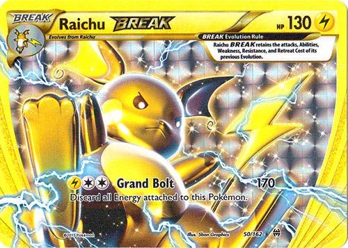 Pokemon - Raichu-Break (50/162) - XY Breakthrough von Pokémon