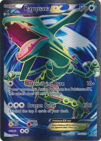 Pokémon Rayquaza EX 104/108 - Full Art Ultra Rare Sammelkarte - 1 Stück Pokémon Rayquaza EX 104/108 - Full Art Ultra Rare Sammelkarte - 1 Stück von Pokémon