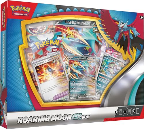 Pokémon TCG: Roaring Moon ex Box (1 Foil Promo Card, 1 Oversize Foil Card & 4 Booster Packs) Pokémon TCG: Roaring Moon ex Box (1 Foil Promo Card, 1 Oversize Foil Card & 4 Booster Packs) von Pokémon