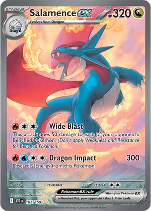 Pokemon - Salamence 187/159 - Gemeinsame Reise - Sonderillustration Rare - SIR - Folien Einzelkarte von Pokémon