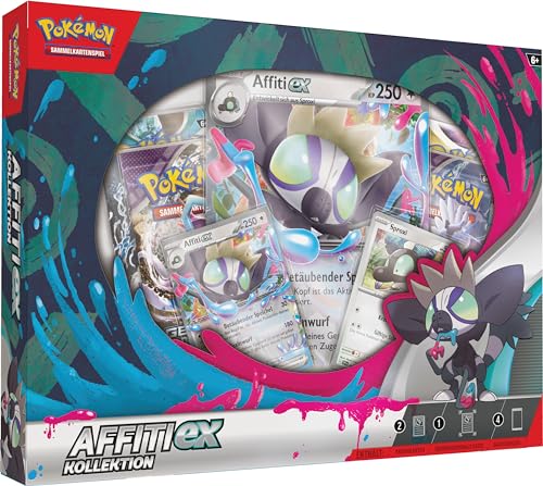 Pokémon-Sammelkartenspiel: Kollektion Affiti-ex (2 holografische Promokarten, 1 überdimensionale holografische Karte & 4 Boosterpacks) von Pokémon
