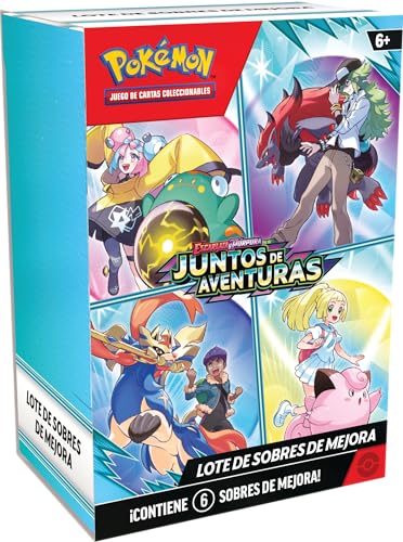 Pokémon-Sammelkartenspiel – Scharlachrot und Lila Boosterpacks – Abenteuer zusammen (6 Boosterpacks) von Pokémon