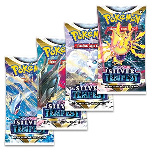 Pokemon Sammelkartenspiel | Silver Tempest | 4x Booster Packs Bundle | English Edition (4x Random Artwork) von Pokémon