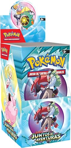 Pokémon-Sammelkartenspiel: Booster-Umschläge von Scharlachrot und Lila, zusammen mit Pokémon TCC-Abenteuern (18 Boosterpacks) von Pokémon