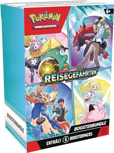 Pokémon-Sammelkartenspiel: Boosterbundle Karmesin & Purpur – Reisegefährten (6 Boosterpacks) von Pokémon