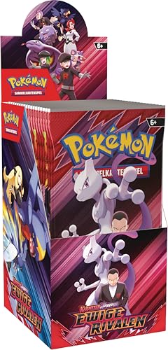 Pokémon-Sammelkartenspiel: Boosterpack-Display Karmesin & Purpur – Ewige Rivalen (18 Boosterpacks) von Pokémon