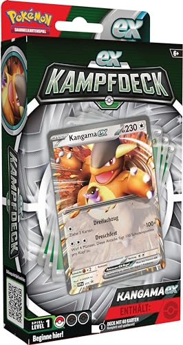Pokémon-Sammelkartenspiel: Kampfdeck Kangama-ex (sofort spielbares Deck mit 60 Karten) von Pokémon