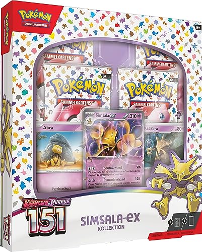 Pokémon-Sammelkartenspiel: Kollektion Karmesin & Purpur – 151: Simsala-ex von Pokémon