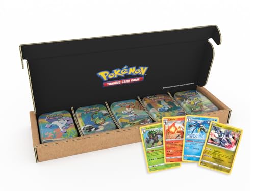 Pokémon-Sammelkartenspiel: Mini-Tin-Box-Bundle - Galar-Kumpel (4 Promokarten & 5 Mini-Tin-Boxen mit je 2 Boosterpacks) von Pokémon
