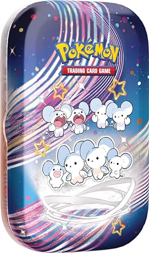 Pokémon-Sammelkartenspiel: Mini-Tin-Box Karmesin & Purpur – Paldeas Schicksale: Famieps (2 Boosterpacks, 1 Sticker & 1 Bildkarte) von Pokémon