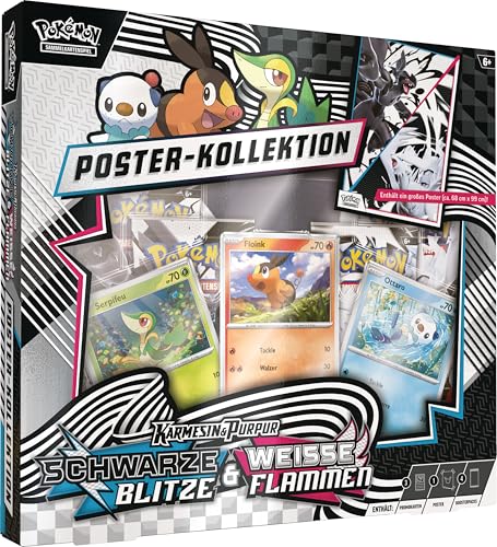 Pokémon-Sammelkartenspiel: Poster-Kollektion Einall (3 holografische Promokarten & 4 Boosterpacks) von Pokémon