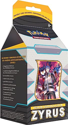 Pokémon-Sammelkartenspiel: Premium-Turnierkollektion Zyrus (1 holografische Vollbildkarte, 3 holografische Karten und 7 Boosterpacks) von Pokémon