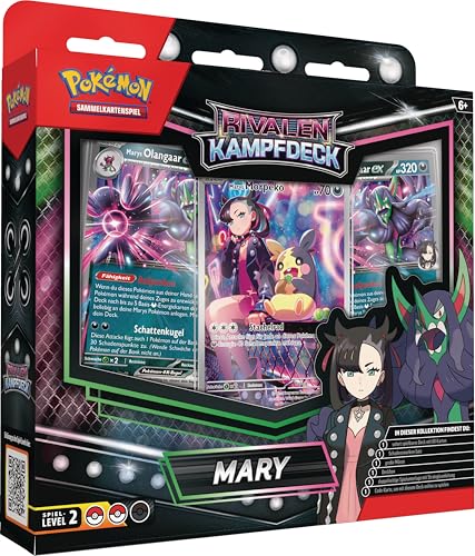 Pokémon-Sammelkartenspiel: Rivalen-Kampfdeck – Mary (1 sofort spielbares Deck mit 60 Karten) von Pokémon