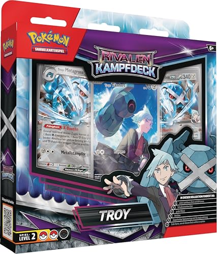 Pokémon-Sammelkartenspiel: Rivalen-Kampfdeck – Troy (1 sofort spielbares Deck mit 60 Karten) von Pokémon