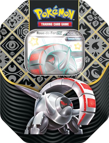 Pokémon-Sammelkartenspiel: Scharlachrote und Violette Dose – Schicksal von Paldea – Roue-de-Fer-ex (1 glänzende Promokarte und 4 Booster) von Pokémon