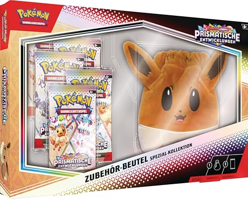 Pokémon-Sammelkartenspiel: Spezial-Kollektion Karmesin & Purpur – Prismatische Entwicklungen: Zubehör-Beutel Pokémon-Sammelkartenspiel: Spezial-Kollektion Karmesin & Purpur – Prismatische Entwicklungen: Zubehör-Beutel von Pokémon