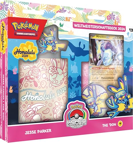 Pokémon-Sammelkartenspiel: Weltmeisterschaftsdeck 2024 - Jesse Parker - The ’Don (1 vollständiges Deck mit 60 Karten & Zubehör) von Pokémon