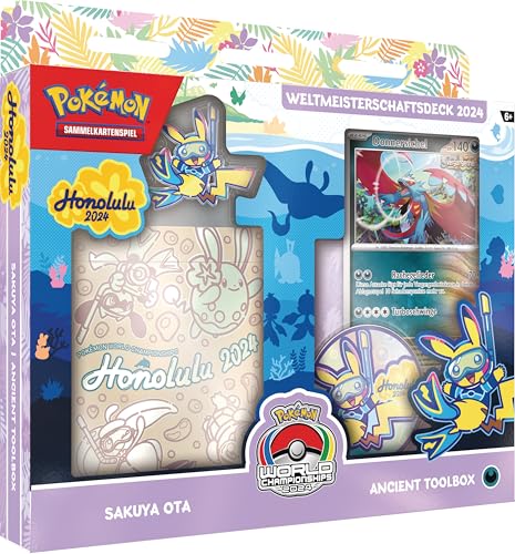 Pokémon-Sammelkartenspiel: Weltmeisterschaftsdeck 2024 - Sakuya OTA - Ancient Toolbox (1 vollständiges Deck mit 60 Karten & Zubehör) von Pokémon