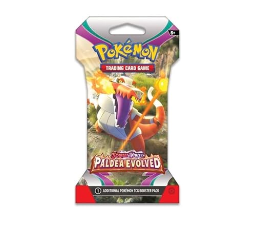 Pokemon Scarlet & Violet Paldea Evolved Sleeved Booster | Skeledirge Pokemon Scarlet & Violet Paldea Evolved Sleeved Booster | Skeledirge von Pokémon