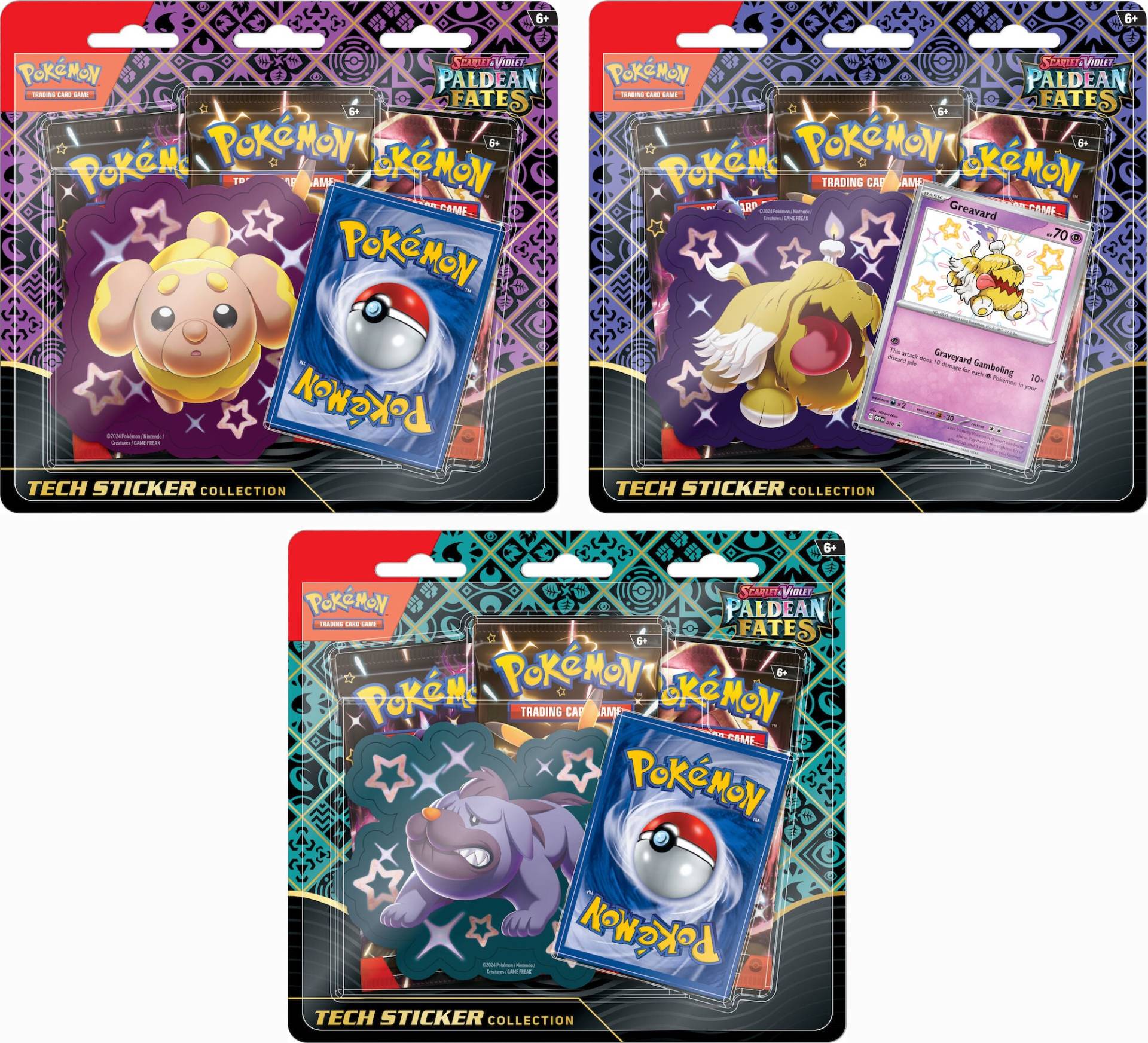 Pokémon Scarlet & Violet Paldean Fates Tech Sticker Collection Sammelkarten Gemischte Auswahl Pokémon Scarlet & Violet Paldean Fates Tech Sticker Collection Sammelkarten Gemischte Auswahl von Pokémon