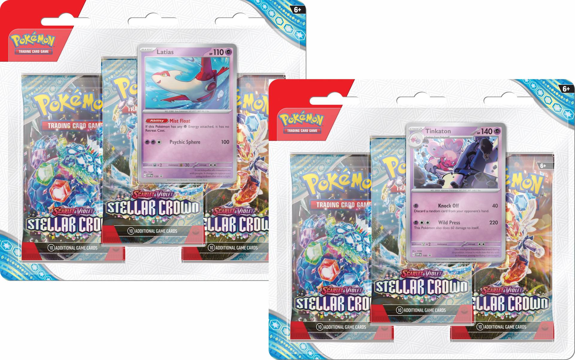 Pokémon Scarlet & Violet Stellar Crown Sammelkarte Latias/Granforgita 3er-Pack Gemischte Auswahl Pokémon Scarlet & Violet Stellar Crown Sammelkarte Latias/Granforgita 3er-Pack Gemischte Auswahl von Pokémon