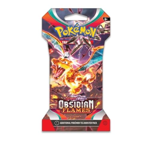 Pokemon Scharlachroter & violetter Obsidian Flammen Booster | Glurak Pokemon Scharlachroter & violetter Obsidian Flammen Booster | Glurak von Pokémon
