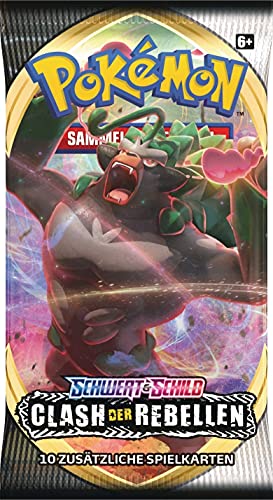 Pokémon Schwert & Schild - Clash der Rebellen - 1 Booster - Deutsch Pokémon Schwert & Schild - Clash der Rebellen - 1 Booster - Deutsch von Pokemon