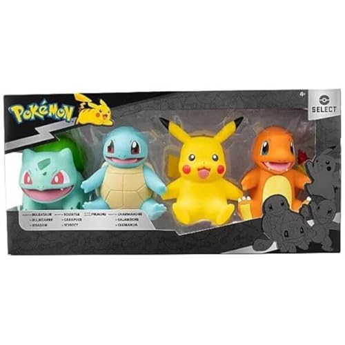 Pokémon Select Battle Figures 4-Pack - Pikachu, Charmander, Bulbasaur, Squirtle Pokémon Select Battle Figures 4-Pack - Pikachu, Charmander, Bulbasaur, Squirtle von Pokémon