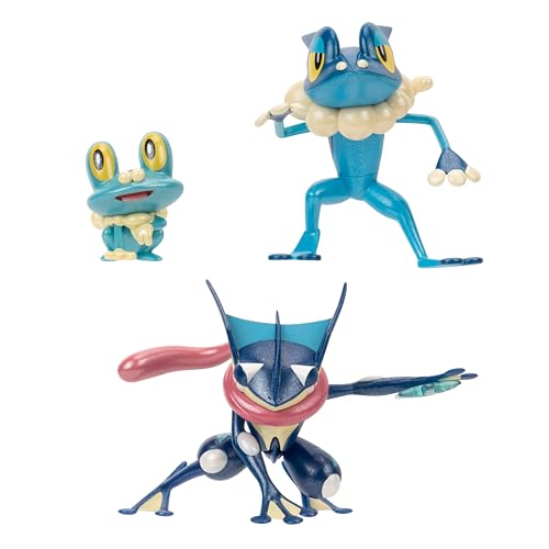 Pokémon Select Evolution Pack – enthält 5,1 cm Froakie, 7,6 cm Frogadier und 11,4 cm Greninja Battle Figuren Pokémon Select Evolution Pack – enthält 5,1 cm Froakie, 7,6 cm Frogadier und 11,4 cm Greninja Battle Figuren von Pokémon