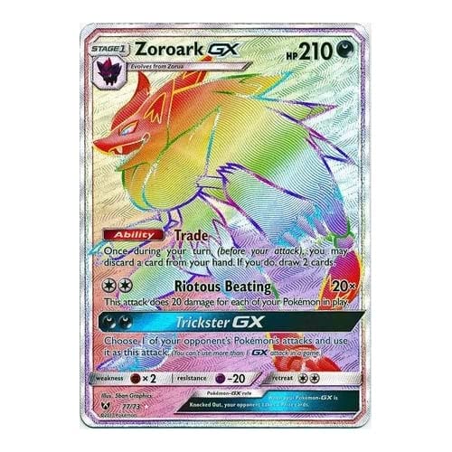 Pokemon Shining Legends 77/73 Zoroark GX (Rainbow Rare) von Pokémon