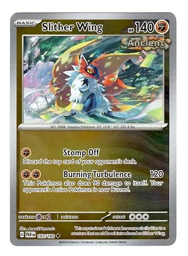 Pokemon - Slither Wing 107/182 - Paradox Rift - Reverse Foil - Einzelkarte von Pokémon