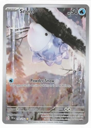 Pokemon Snom 168/162 - Temporal Forces - Illustration Rare - Holo Foil Card von Pokémon