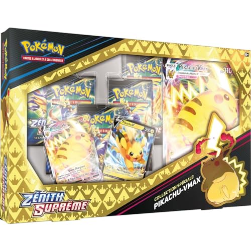 Pokemon | Sonderkollektion Zenith Supreme (EB12.5): Pikachu VMAX | Gesellschaftsspiel | Sammelkarten | ab 6 Jahren – französische Version von Pokemon