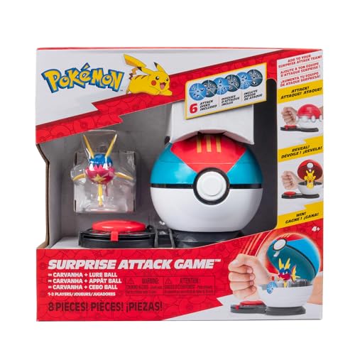 Pokemon Surprise Attack Game Single-Pack Carvanha with Stand with Lure Ball - W5 Pokemon Surprise Attack Game Single-Pack Carvanha with Stand with Lure Ball - W5 von Pokémon