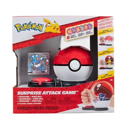 Pokemon Surprise Attack Game Single-Pack Croagunk with Poké Ball - Poison & Fighting Disks - W5 Pokemon Surprise Attack Game Single-Pack Croagunk with Poké Ball - Poison & Fighting Disks - W5 von Pokémon