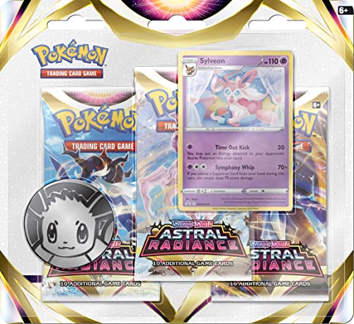 Pokémon TCG: Schwert & Schild – Astral Radiance Dreifachpack & Sylveon Folie Promokarte Pokémon TCG: Schwert & Schild – Astral Radiance Dreifachpack & Sylveon Folie Promokarte von Pokèmon