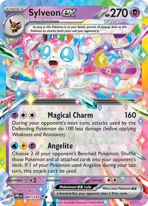 Pokemon - Sylveon 041/131 - Prismatic Evolutions - Double Rare - Folien Einzelkarte Pokemon - Sylveon 041/131 - Prismatic Evolutions - Double Rare - Folien Einzelkarte von Pokemon
