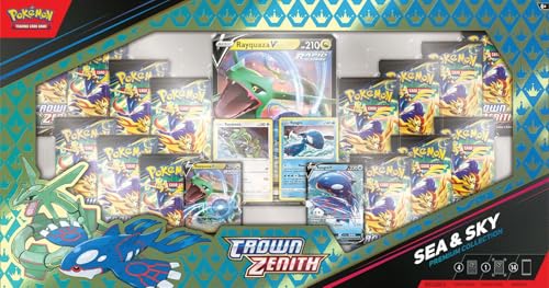 Pokémon TCG Crown Zenith Sea & Sky Premium Collection - 14 Packs, Promos Pokémon TCG Crown Zenith Sea & Sky Premium Collection - 14 Packs, Promos von Pokémon