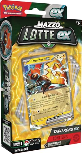 Pokémon 290-60546 TCG Tapu Koko-ex Kampfdeck (60 Karten einsatzbereit), Weiß/Creme von Pokémon